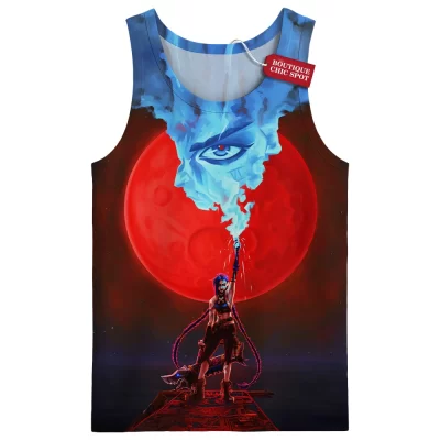 Jinx Tank Top, Explosive Personality of League of Legends Tank Top, Game Tank Top