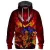 Carnage Family Fleece Hoodie, Extreme Symbiotes Collection Fleece Hoodie, Marvel Comics Fleece Hoodie