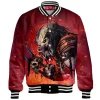 Predator Skull Hunt  Baseball Jacket, Galactic Hunter Legacy Baseball Jacket, Sci Fi Baseball Jacket