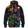 Thanos vs Doctor Doom vs Galactus Zip Fleece Hoodie, Marvel Cosmic Villains Zip Fleece Hoodie, Marvel Comics Zip Fleece Hoodie