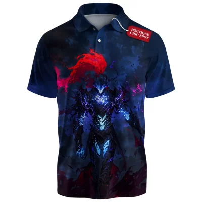 Dark Knight Igris Polo Shirt, Knight of the Void Polo Shirt, Game Polo Shirt