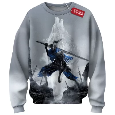 Artorias the Abysswalker Sweatshirt, Warrior Who Faced the Abyss Alone Sweatshirt, Game Sweatshirt