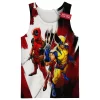 Deadpool vs Wolverine Tank Top, Superhero Showdown Tank Top, Marvel Comics Tank Top