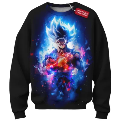 Son Goku-Dragon Ball Sweatshirt, Legendary Saiyan Warrior Sweatshirt, Anime Sweatshirt