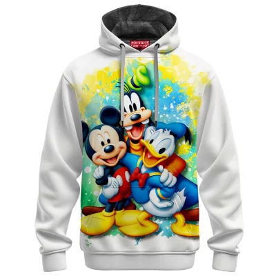 Mickey vs Friends Fleece Hoodie, Disney Legendary Trio Fleece Hoodie, Disney Fleece Hoodie