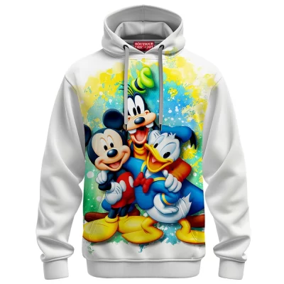 Mickey vs Friends Hoodie, Disney Legendary Trio Hoodie, Disney Hoodie
