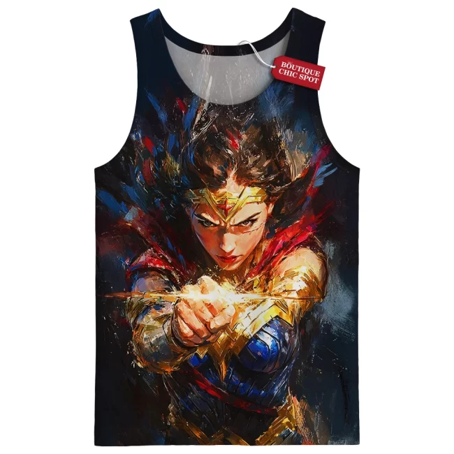 Wonder Woman Tank Top, Rise of the Amazon Tank Top, DC Comics Tank Top