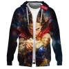 Wonder Woman Zip Hoodie, Rise of the Amazon Zip Hoodie, DC Comics Zip Hoodie