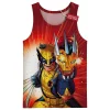 Wolverine Unleashed Tank Top, Iron Mask Shattered Tank Top, Marvel Comics Tank Top