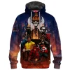 Marvel Defenders Fleece Hoodie, Rise of the Street Heroes Fleece Hoodie, Marvel Comics Fleece Hoodie