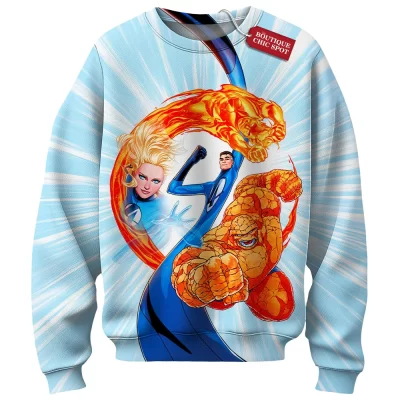 Fantastic Four Sweatshirt, Guardians of the Future Sweatshirt, Marvel Comics Sweatshirt