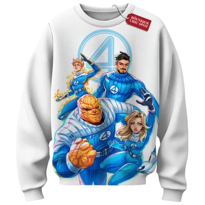 Fantastic Four Sweatshirt, The Cosmic Adventure Sweatshirt, Marvel Comics Sweatshirt