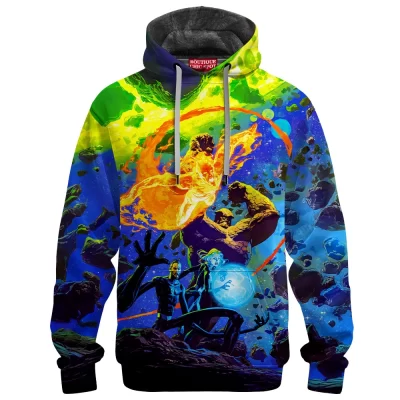Fantastic Four Fleece Hoodie, Heroes of the Cosmos Fleece Hoodie, Marvel Comics Fleece Hoodie