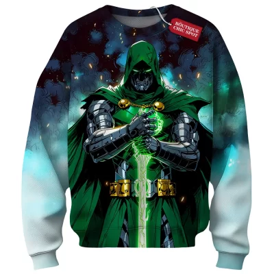 Doctor Doom Sweatshirt, Reign of Darkness Sweatshirt, Marvel Comics Sweatshirt