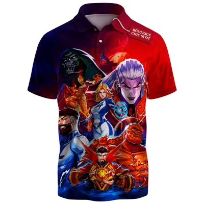 Marvel Legends Polo Shirt, The Marvel Alliance Polo Shirt, Marvel Comics Polo Shirt
