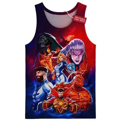 Marvel Legends Tank Top, The Marvel Alliance Tank Top, Marvel Comics Tank Top
