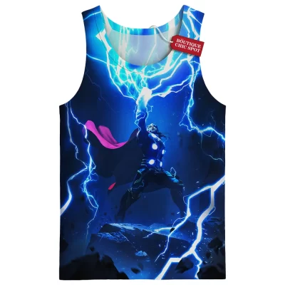 Thor Tank Top, God of Thunder Tank Top, Marvel Comics Tank Top