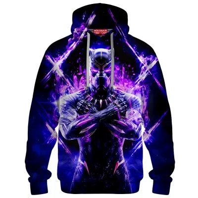 Black Panther Hoodie, Wakanda Forever Hoodie, Marvel Comics Hoodie