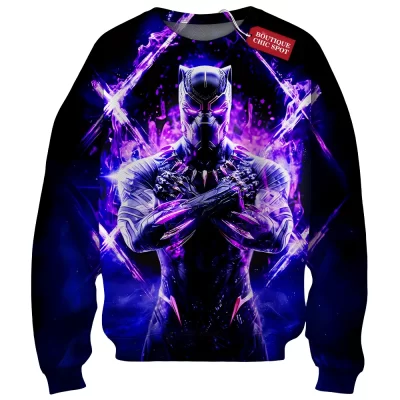 Black Panther Sweatshirt, Wakanda Forever Sweatshirt, Marvel Comics Sweatshirt