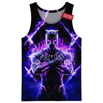 Black Panther Tank Top, Wakanda Forever Tank Top, Marvel Comics Tank Top