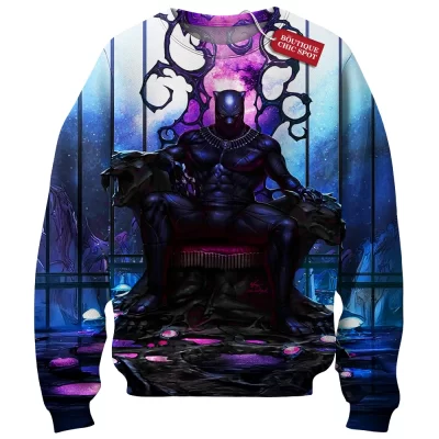 Black Panther Sweatshirt, King of Wakanda Sweatshirt, Marvel Comics Sweatshirt