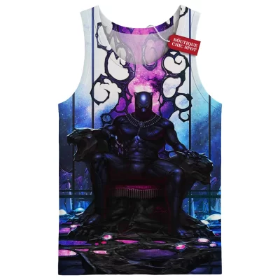 Black Panther Tank Top, King of Wakanda Tank Top, Marvel Comics Tank Top