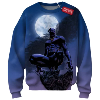 Black Panther Sweatshirt, Guardian of Vibranium Sweatshirt, Marvel Comics Sweatshirt