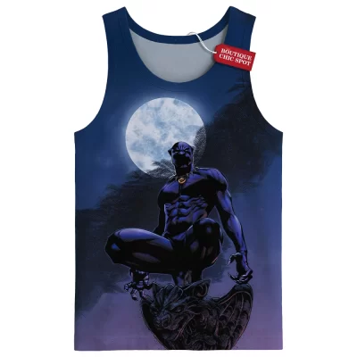 Black Panther Tank Top, Guardian of Vibranium Tank Top, Marvel Comics Tank Top