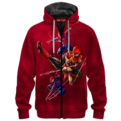 Spider-Man Fleece Hoodie, Across the Dimensions Fleece Hoodie, Marvel Comics Fleece Hoodie