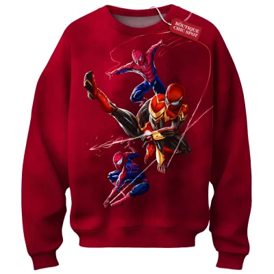 Spider-Man Sweatshirt, Across the Dimensions Sweatshirt, Marvel Comics Sweatshirt