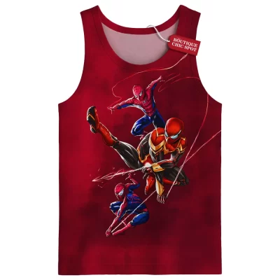 Spider-Man Tank Top, Across the Dimensions Tank Top, Marvel Comics Tank Top