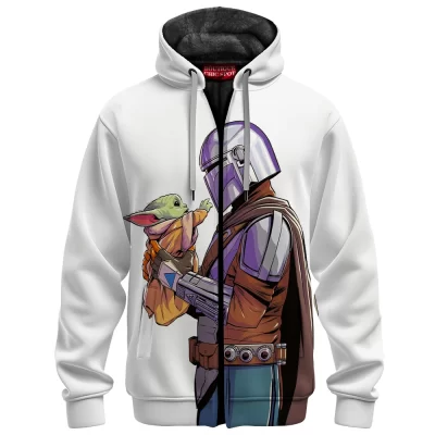 Star Wars Zip Fleece Hoodie, Star Wars Zip Fleece Hoodie, Sci Fi Zip Fleece Hoodie