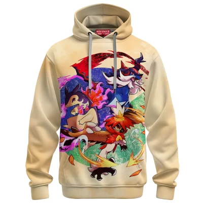 Pokemon Fire Starters Hoodie, Blaze of Legends Hoodie, Anime Hoodie
