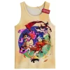 Pokemon Fire Starters Tank Top, Blaze of Legends Tank Top, Anime Tank Top