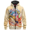 Pokemon Johto Starters Zip Fleece Hoodie, Rise of the Starters Zip Fleece Hoodie, Anime Zip Fleece Hoodie