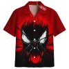 Venom Hawaiian Shirt, Symbiote of Chaos Hawaiian Shirt, Marvel Comics Hawaiian Shirt