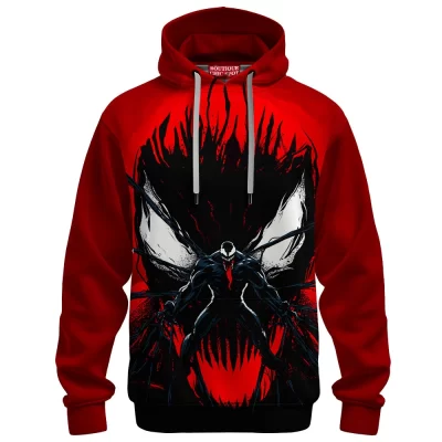 Venom Hoodie, Symbiote of Chaos Hoodie, Marvel Comics Hoodie