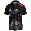 Gundam RX-78 Polo Shirt, Legend of the Mech Polo Shirt, Anime Polo Shirt
