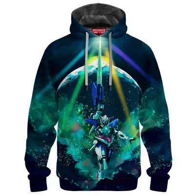 Mobile Suit Gundam Fleece Hoodie, Sword of the Universe Fleece Hoodie, Anime Fleece Hoodie