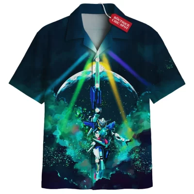 Mobile Suit Gundam Hawaiian Shirt, Sword of the Universe Hawaiian Shirt, Anime Hawaiian Shirt
