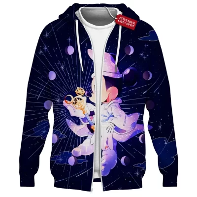 Mickey Zip Hoodie, Cosmic Magic Zip Hoodie, Disney Zip Hoodie