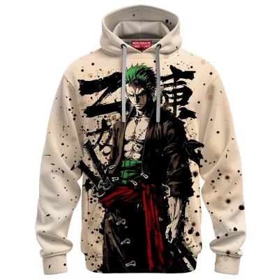 One Piece Zoro Hoodie, Samurai of the Seas Hoodie, Anime Hoodie