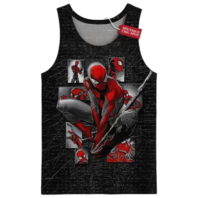 Spider-Man Tank Top, Web of Stories Tank Top, Marvel Comics Tank Top
