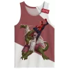 Spider-Man vs Lizard Tank Top, Predator and Prey Tank Top, Marvel Comics Tank Top