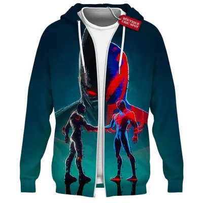 Spider-Man Zip Hoodie, Pact of Shadows Zip Hoodie, Marvel Comics Zip Hoodie