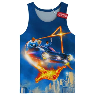 Fantastic Four Tank Top, Heroes of Tomorrow Tank Top, Marvel Comics Tank Top