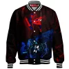 Spider-Man Baseball Jacket, Web of Contrasts Baseball Jacket, Marvel Comics Baseball Jacket