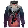 Spider-Man vs Venom Fleece Hoodie, Rise of the Symbiote Fleece Hoodie, Marvel Comics Fleece Hoodie