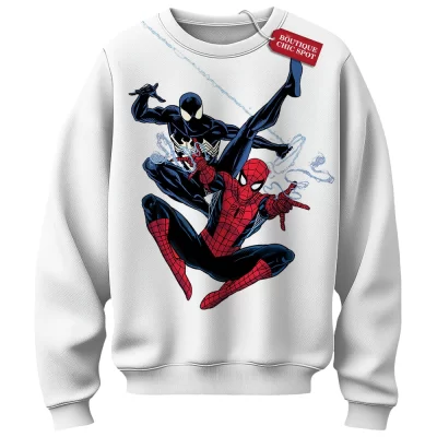Spider-Man Sweatshirt, Dual Destiny Sweatshirt, Marvel Comics Sweatshirt