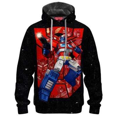 Optimus Prime Fleece Hoodie, Rise of the Autobots Fleece Hoodie, Sci Fi Fleece Hoodie